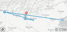  Venedig, Verona &amp; Sirmione Entdeckung - 5 Tage - 6 Destinationen 