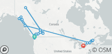  Icons of Western and Eastern Canada - 32 destinations 