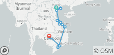  Majestic Vietnam with Siem Reap 18 Days - 29 destinations 