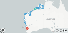  Kimberley and West Coast Adventure by 4WD Broome - Perth (2027) - 31 destinations 