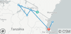  10 jours de safari en Tanzanie et de plage à Zanzibar - 10 destinations 