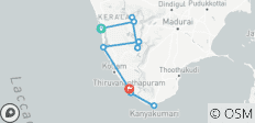  Landschaftliches Kerala &amp; Küstenerlebnis - 13 Destinationen 