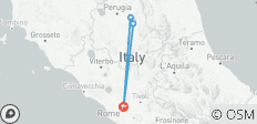  Italië: Rome &amp; Umbrië per E-bike ????‍♂️ 5-daagse Premium ervaring - 4 bestemmingen 