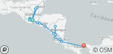  Faszination Zentralamerika und Panama (20 Tage) - 20 Destinationen 