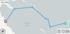  Islas Salomón, Papúa Nueva Guinea y Daintree - Viaje en Crucero y por Tierra - 13 destinos 