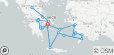  Wonders of Ancient Greece &amp; the Aegean Riviera - Cruise &amp; Land Journey - 25 destinations 