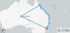  Sydney, Uluru et la Grande Barrière de Corail - Croisière et voyage terrestre - 20 destinations 
