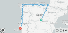  Norte de España y Portugal - 11 Días/10 Noches - 15 destinos 
