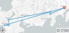 Paquete de 8 días por Japón: Tokio, Monte Fuji, Kioto, Nara y Osaka - 7 destinations 