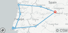  8-Day Madrid, Porto &amp; Lisbon with Fátima - 12 destinations 