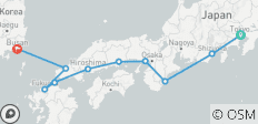  Essence de la Corée du Sud et du Japon - 10 destinations 