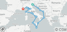  Entdecken Sie die Mittelmeer-Riviera: Italien, Frankreich &amp; Korsika - 26 Destinationen 