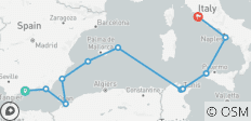  Mediterranean Moments: Spain to Italy - 11 destinations 