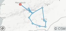  Epic 5 Days Desert Adventure from Marrakech To Erg Chigaga High Dunes - 14 destinations 