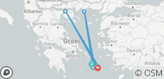  Kykladen Naxos, Iraklia, Amorgos 11-tägiger Wanderurlaub - 15 Destinationen 