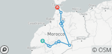  Marokko Privé Rondreis Marrakech naar Tanger - 8 Dagen - 12 bestemmingen 