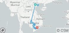  Hoogtepunten van Cambodja, Vietnam &amp; Luxe Mekong 2027-2028 – 19 dagen - 29 bestemmingen 