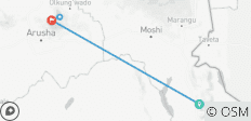  MOUNT MERU CLIMBING 4 DAYS - 4 destinations 