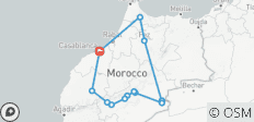  Luxe Marokko - Casablanca naar Marrakech via de woestijn - 8 Dagen - 14 bestemmingen 