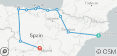  7 jours Barcelone et l\'Espagne verte - 11 destinations 