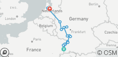  Rhine Highlights 2026 - 8 Days (from Breisach to Huizen) - 15 destinations 
