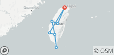 Excursión privada de 4 días al oeste y sur de Taiwán desde Taipei: Lago Sun Moon, Lukang, Tainan, Kaohsiung, Kenting - 8 destinos 