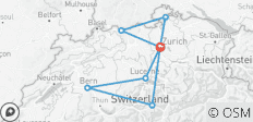  7 Días Iconos Suizos: Zúrich, Titlis, Lucerna y Cataratas del Rin - 8 destinos 