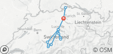  Reis naar Zwitserland langs Zürich, Luzern en Interlaken (in 7 dagen) - 14 bestemmingen 