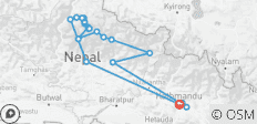  Annapurna Circuit Trek - 14 dagen - 21 bestemmingen 