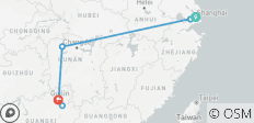  10 días por las emblemáticas montañas de Zhangjiajie y las aguas de ensueño de Guilin, con salida desde Shanghái - 6 destinos 