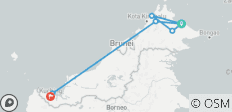  Wilde ontmoetingen op Borneo – Kleine groep (Kleine groepen, vanuit Kuching) - 7 bestemmingen 