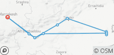  Circuit sur mesure de 4 jours à la découverte du désert du Sahara et de la culture, de Marrakech à Merzouga - 13 destinations 