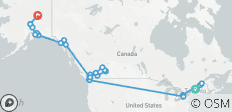  El este de Canadá, las Montañas Rocosas y Alaska - 32 destinos 