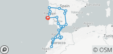  From Lisbon: 18-Day Andalucia, Morocco &amp; Porto - 25 destinations 