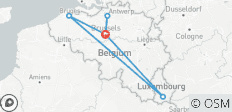  6 días de encanto belga: Brujas, Gante, Amberes, Dinant y Luxemburgo - 6 destinos 