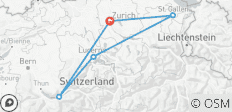  Een avontuur in Zwitserland in 8 dagen – (Zürich, St. Gallen/Appenzell, Interlaken en Luzern) - 5 bestemmingen 