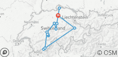  9 Days Switzerland Tour with Glacier Express (2N Zermatt, 2N Interlaken, 2N Lucerne and Zurich) - 18 destinations 
