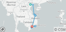  Tour &amp; Beach Vacation - Vietnam (including flight) - 29 destinations 