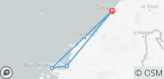  United Arab Emirates Highlights Itinerary 3-Day - 4 destinations 