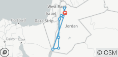  Jordan Itinerary: Petra, Wadi Rum, Dead Sea, Aqaba &amp; Ancient Cities 5-Day - 9 destinations 