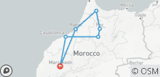  4-Days Private Imperial Cities Tour Via Chefchaouen From Marrakech - 7 destinations 