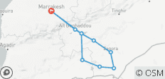  5 jours à la découverte du désert de Marrakech – Erg Lihoudi – Erg Chegaga - 10 destinations 