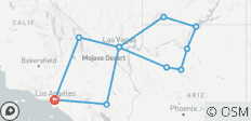  Circuit de 4 jours au départ de Los Angeles : Grand Canyon, Antelope Canyon, Zion, Vallée de la Mort et Joshua Tree - 11 destinations 