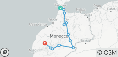  FROM Tangier to Marrakech 5-Days in Morocco Tour - 12 destinations 