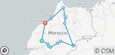  Gran recorrido de 9 días por Marruecos desde Casablanca: Chefchaouen, Fez y el desierto del Sáhara en Merzouga - 16 destinos 