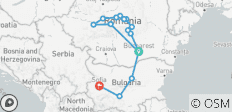  7-Day Romania and Bulgaria Tour: Transylvania, Plovdiv and Sofia - 15 destinations 
