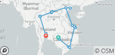 Kambodscha, Vietnam, Laos und Thailand - 28 Destinationen 