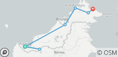  Premium - Borneo - diepgaand (van Kuching naar Sandakan) - 7 bestemmingen 