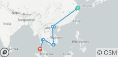  Ontdekkingsreis naar Shanghai, Vietnam en Thailand – 16 dagen - 18 bestemmingen 