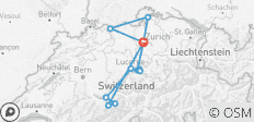  7 días en Zúrich, con ferry por el lago, teleférico, el monte Rigi, Grindelwald e Interlaken, las cataratas del Rin y Sten am Rhein - 12 destinos 